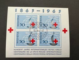 Rotkreuzblock 1963 gestempelt (B524)