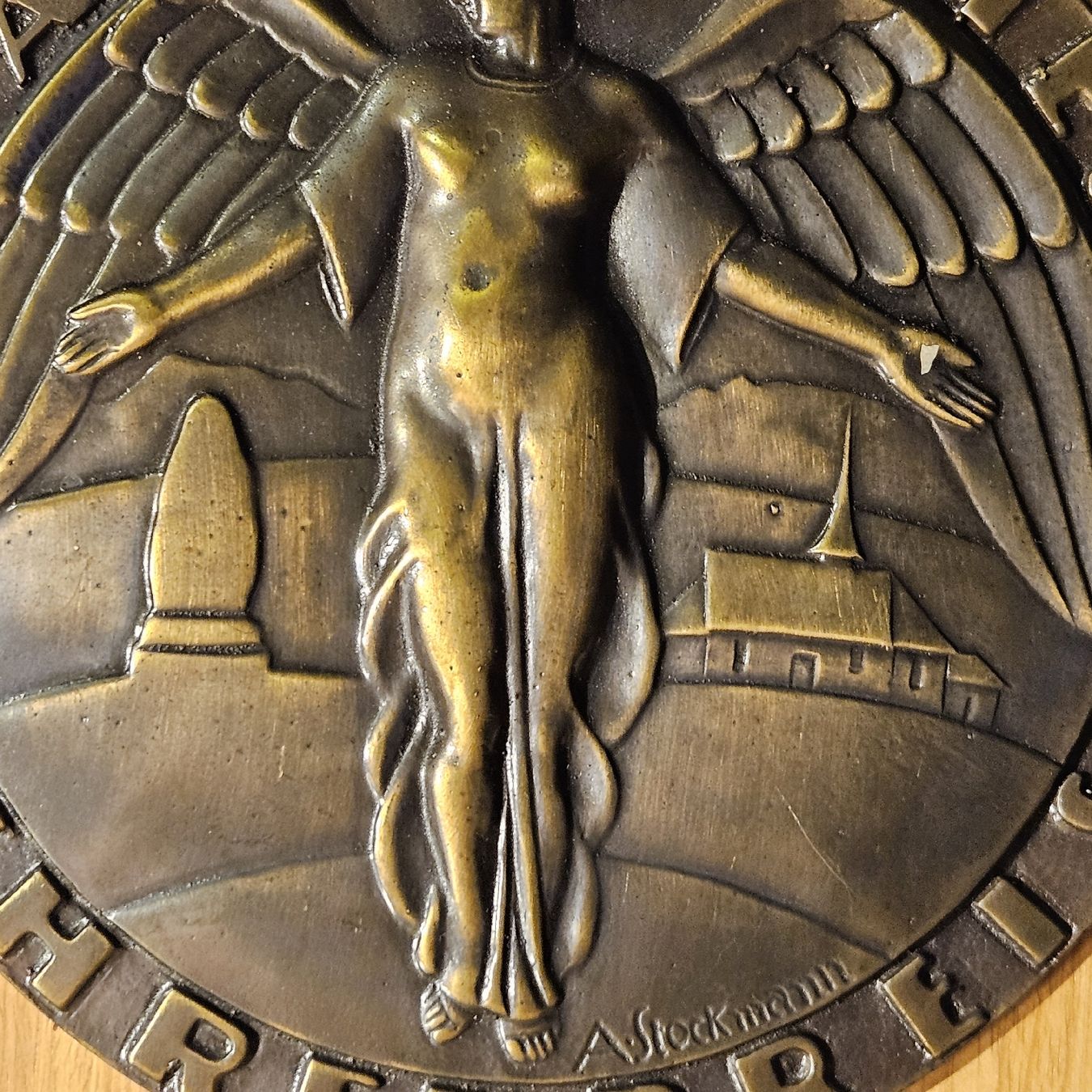 Medaglie: Medaille Ehrenpreis Bronze Guss A.Stockmann 1982 – Usato da Kriens venduto da gra_fhn7 4