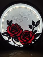 Lampada decorativa LED Rose Rosse – Stampa 3D 