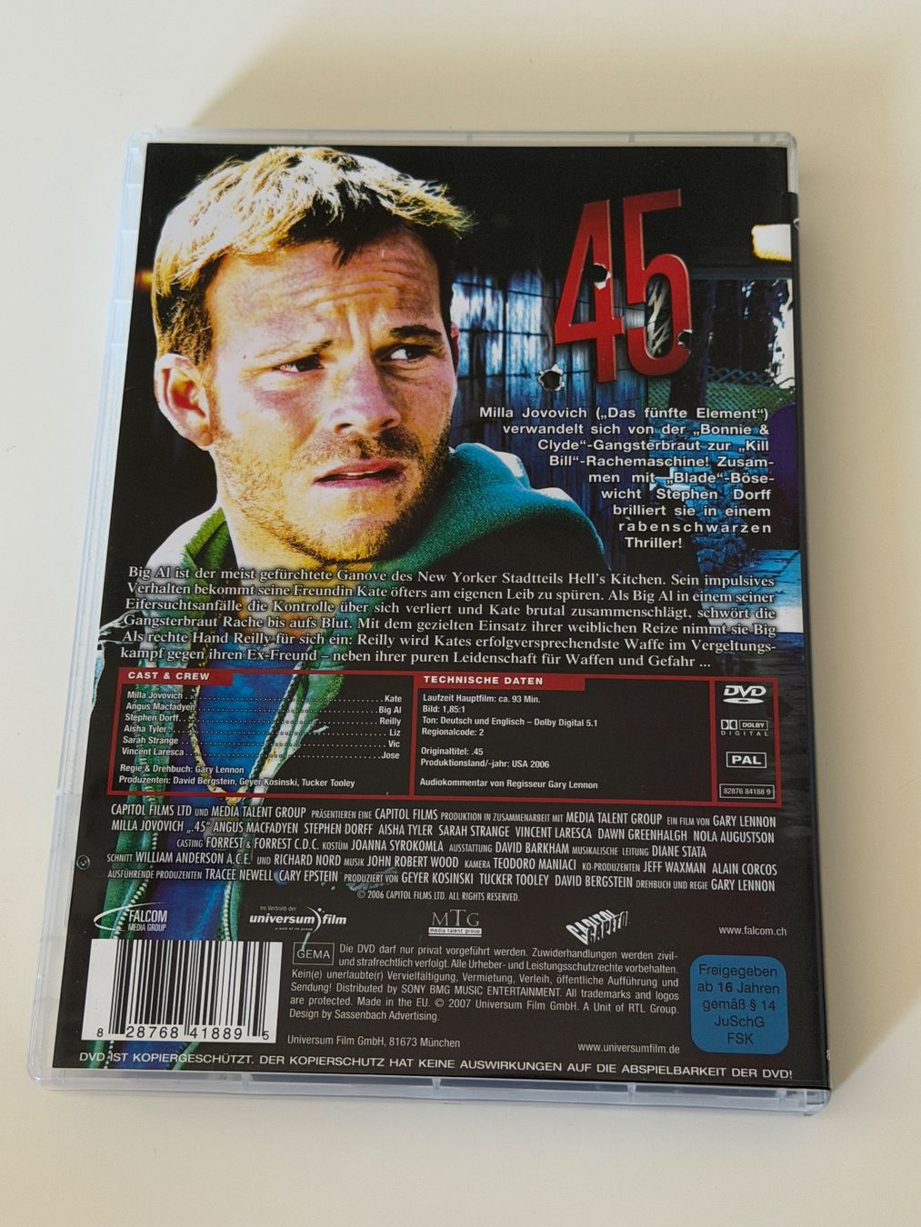 Alle DVDs: .45- mit Milla Jovovich - Kaliber 45 – Gebraucht aus Altstätten SG von sheamus 1