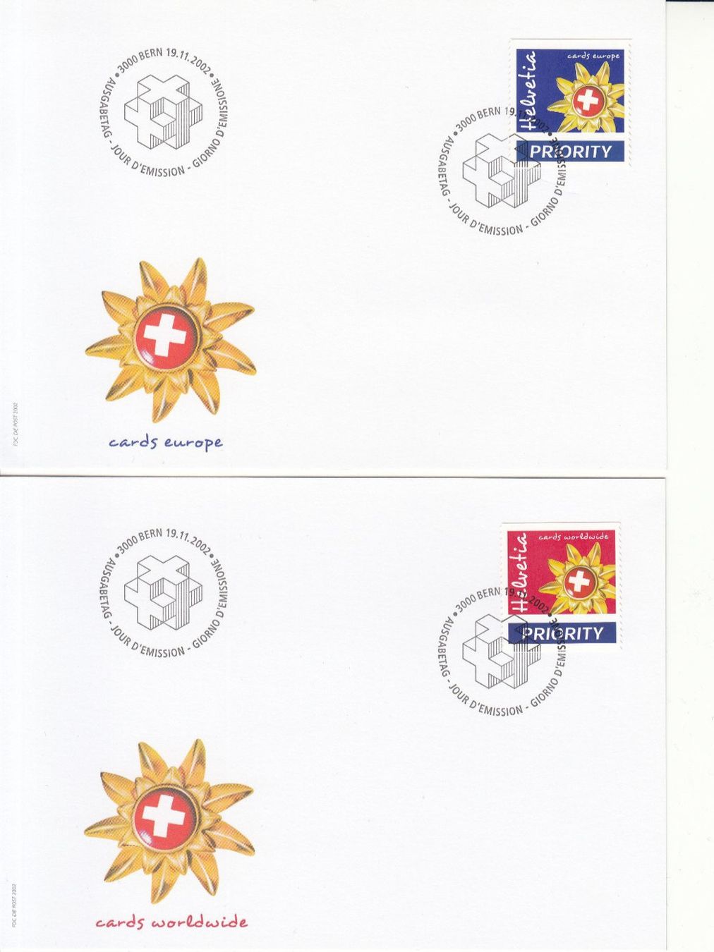 Tutti i francobolli: SBK 1069 - 1070 FDC – Usato da Bürglen TG venduto da StampGraf
