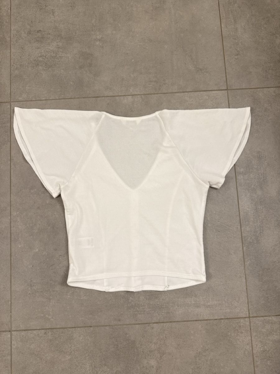 Top: Miss Selfridge Top, Gr. 36, weiss – Nuovo (secondo la descrizione) da Elsau venduto da shoppa 3