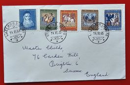 PRO PATRIA SATZ 123 - 127 HOTEL SEEBURG LUZERN ENGLAND 1965