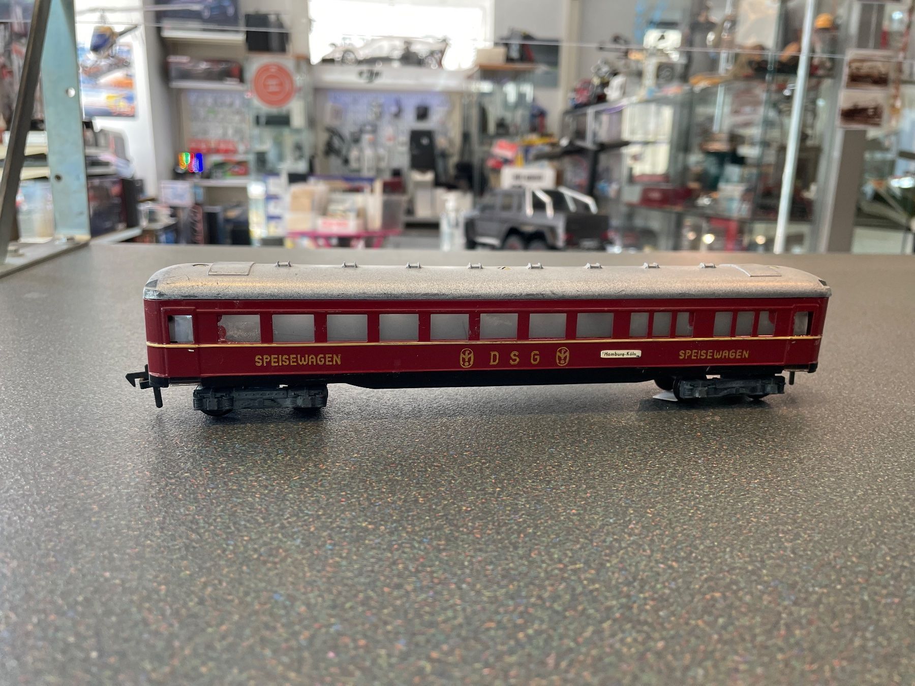 Fleischmann Modelleisenbahnen: Fleischmann RARE Speisewagen DSG Vintage – Gebraucht aus Chiasso von Carrara-Modellismo 1