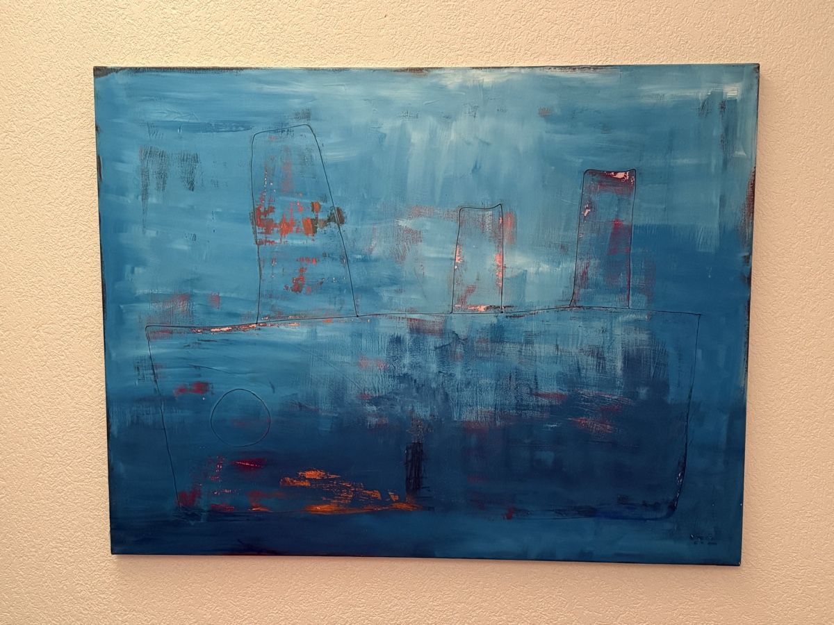 Dipinti: Bild auf Leinwand von Elisabeth KOLLY – Usato da Kappelen venduto da Mikik