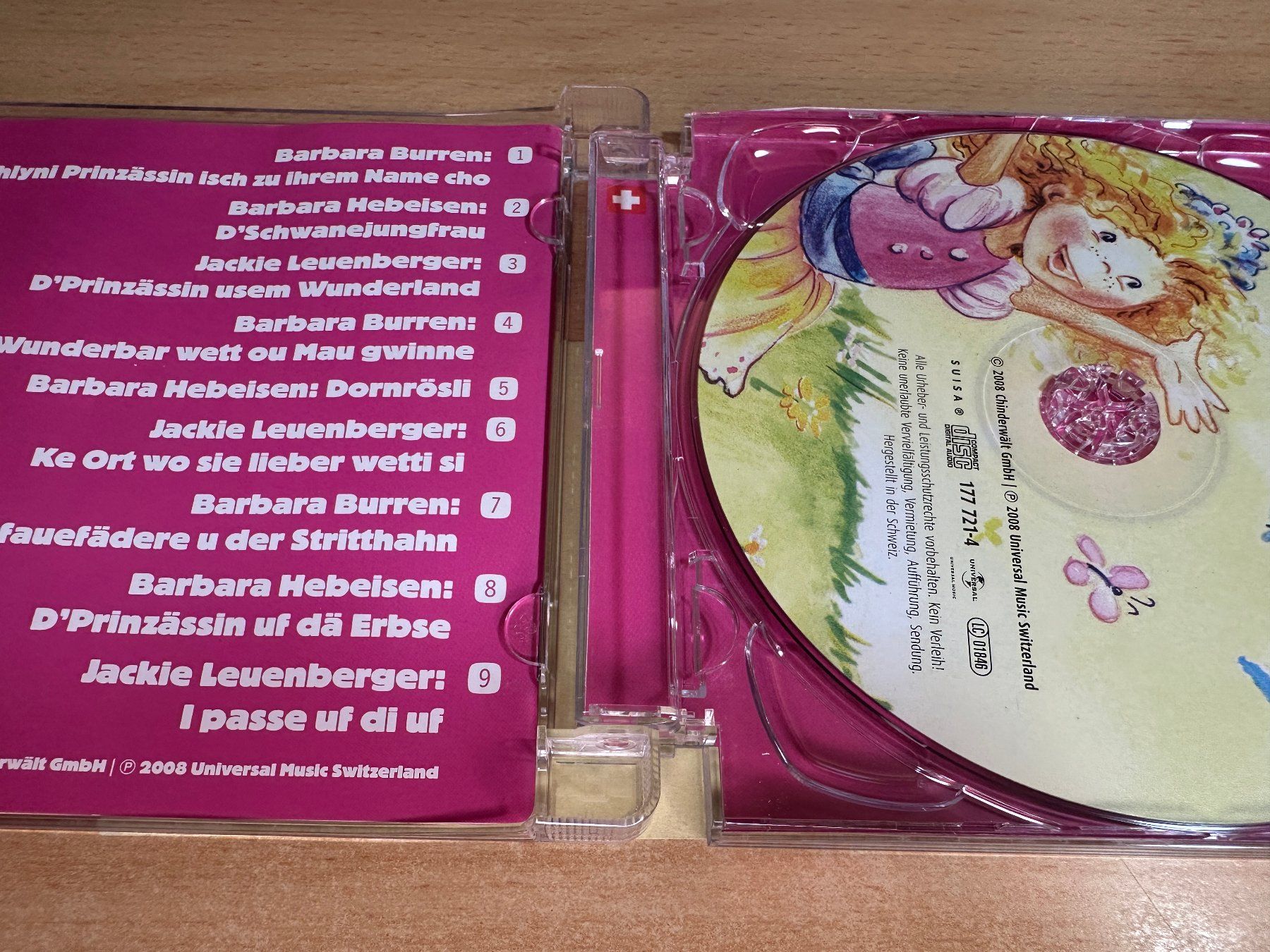 CD: H1 Prinzassinne  - Geschichte und Lieder -Schwiizerdütsch – Usato da Rikon im Tösstal venduto da Alpenmutz 2