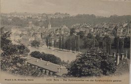 BERN - Das Nydeckquartier von der Kornhausbrücke gesehen