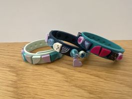 Lego Dots Armbänder 3 Stück verschiedene Farben gebraucht
