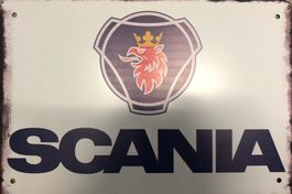 Scania Metallschild Blechschild 20 x 30 Lastwagen L P Series