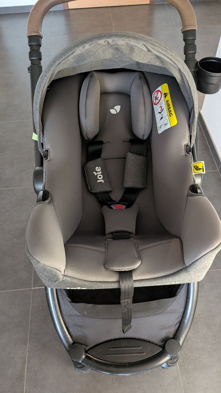 Poussette Joie Versatrax Trio 3-en-1 + base Isofix (D'occasion) à ...