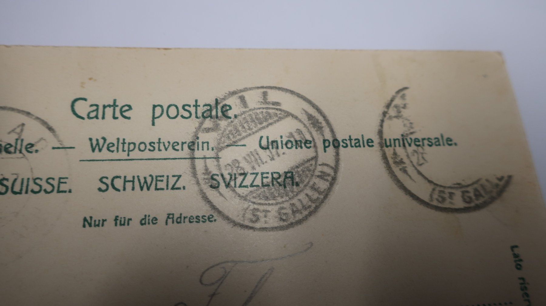 Cartes postales: Wyl  1907 – D'occasion à Cormoret par Pascalll2001 4
