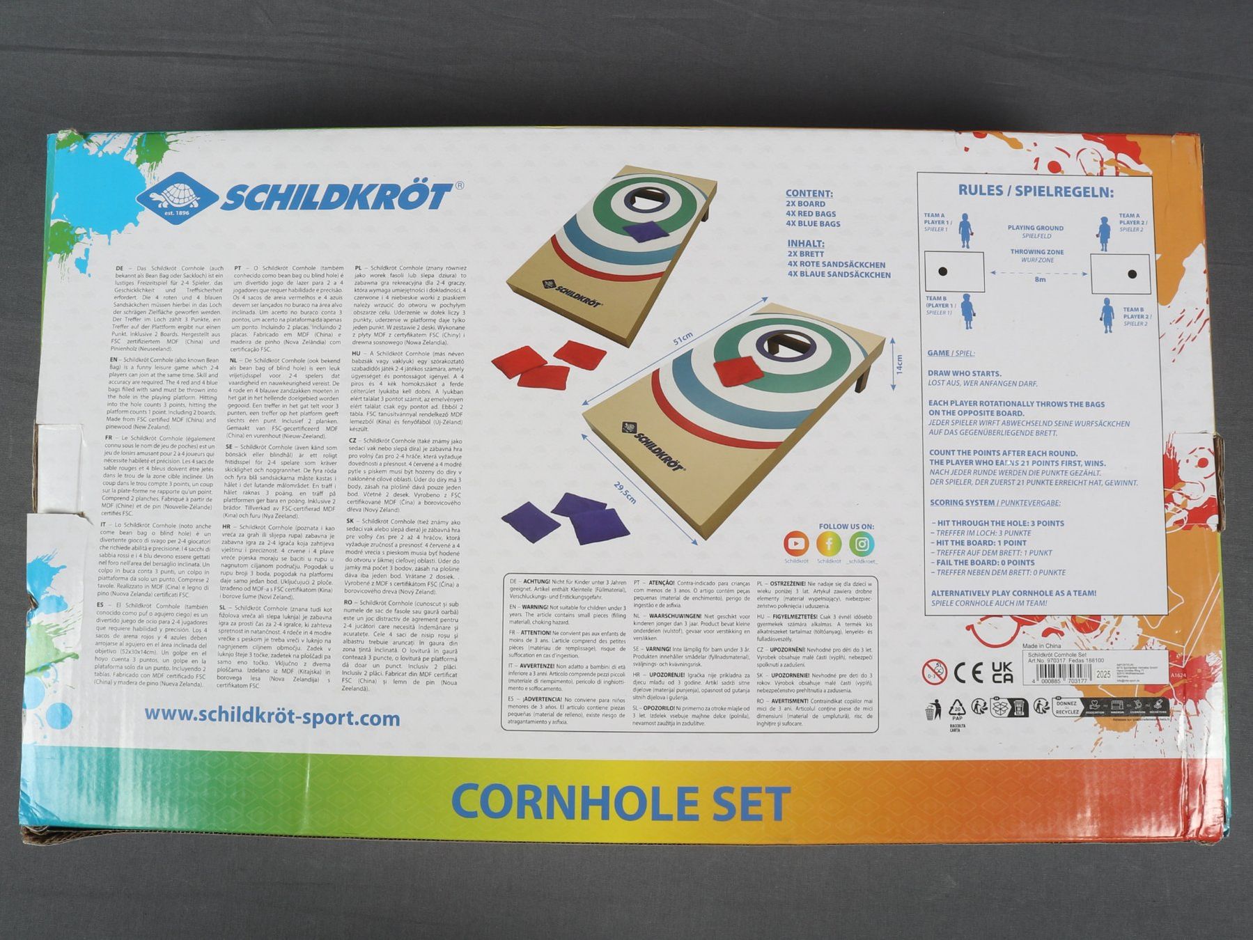 Giochi: SCHILDKRÖT Cornhole Set Sackwurfspiel – Usato da Steinen venduto da Restwert_Steinen 8