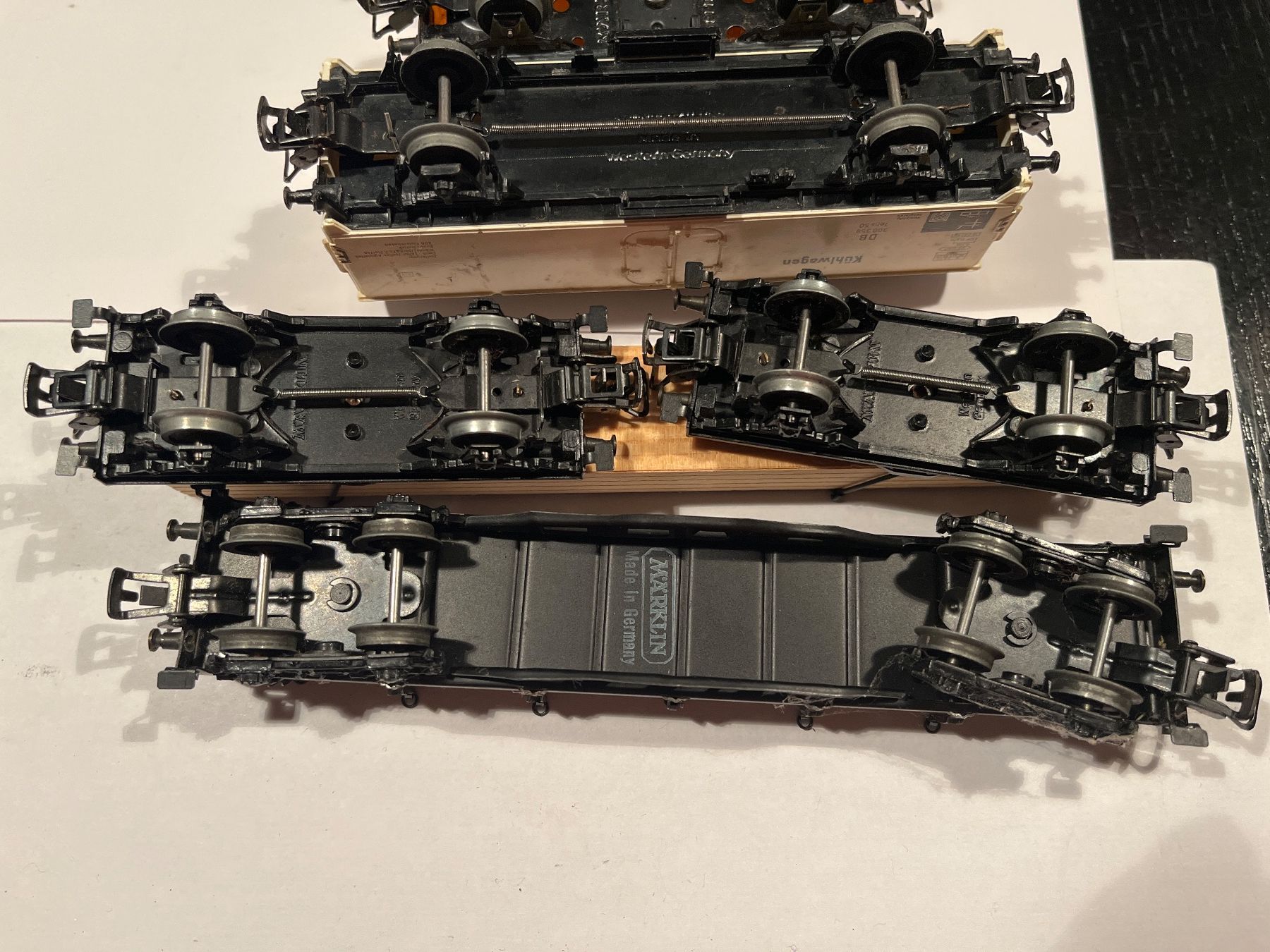 Märklin Modellini di ferrovie: 7 Modellbahnwaggons, Sammlerstueck! – Usato da Spiegel b. Bern venduto da Burdicrew 5