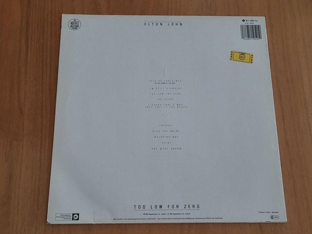 Dischi in vinile: LP Elton John – Usato da Martigny venduto da MZ-67 1