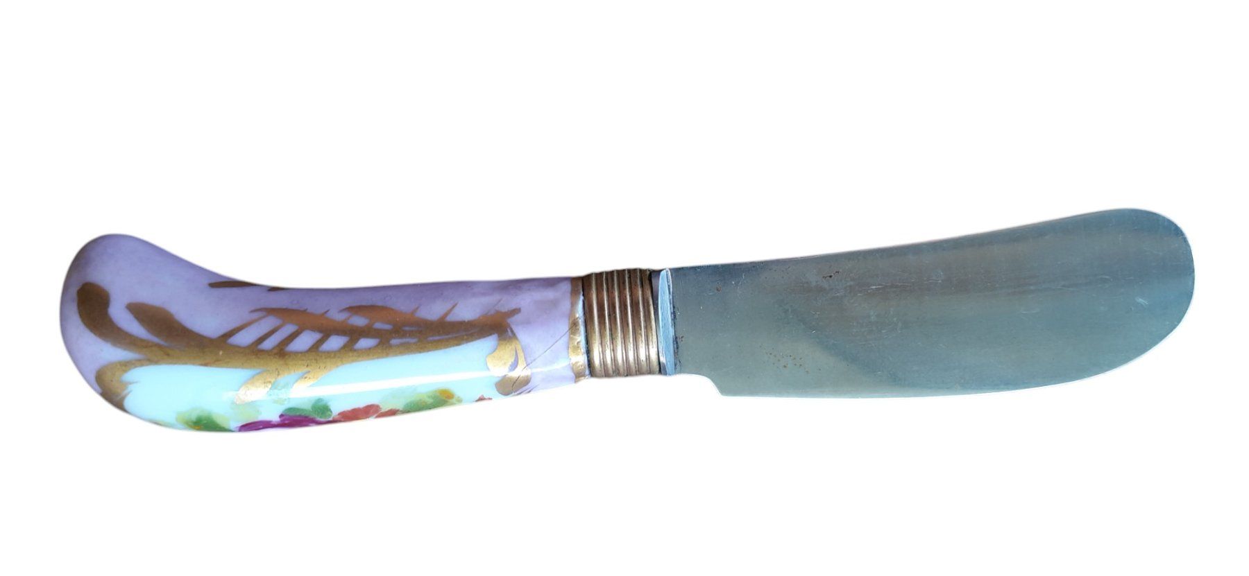 Posate: antikes Buttermesser Porzellan – Usato da Mörschwil venduto da antiksalon21 2