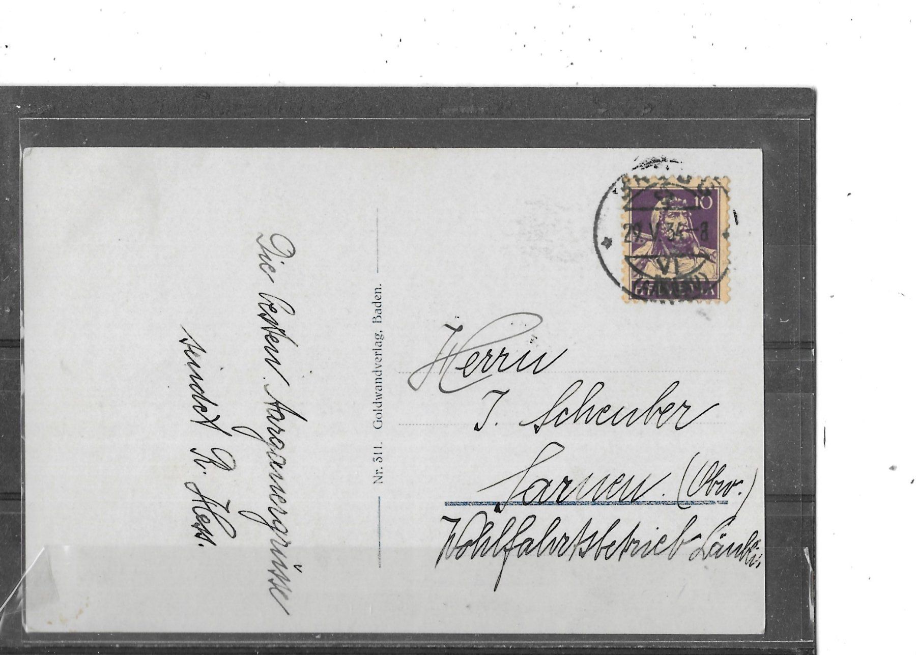 Cartoline postali: AG Brugg 1934 – Usato da Schocherswil venduto da Wilare 1