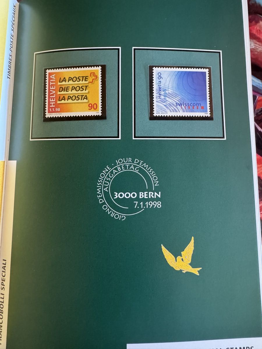 Alle Briefmarken: Schweizer Briefmarken Jahrbuch 1998 – Gebraucht aus Leutwil von Jaxon_withXx 1