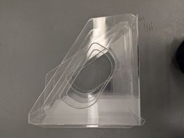 Zwei Stehsammler aus Kunststoff transparent gebraucht