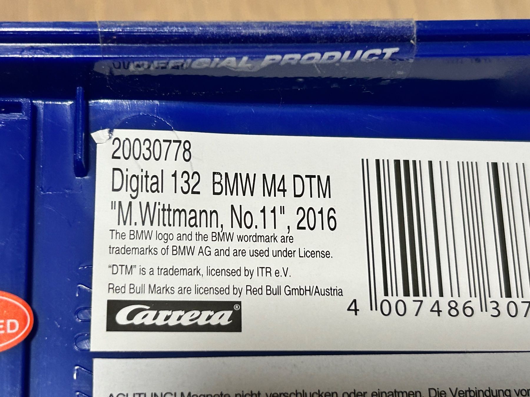 Carrera Modellini d'auto: Carrera Digital132 BMW M4 DTM "M. Wittmann" 2016 – Nuovo e nell'imballaggio originale da Villigen venduto da Viper139 2