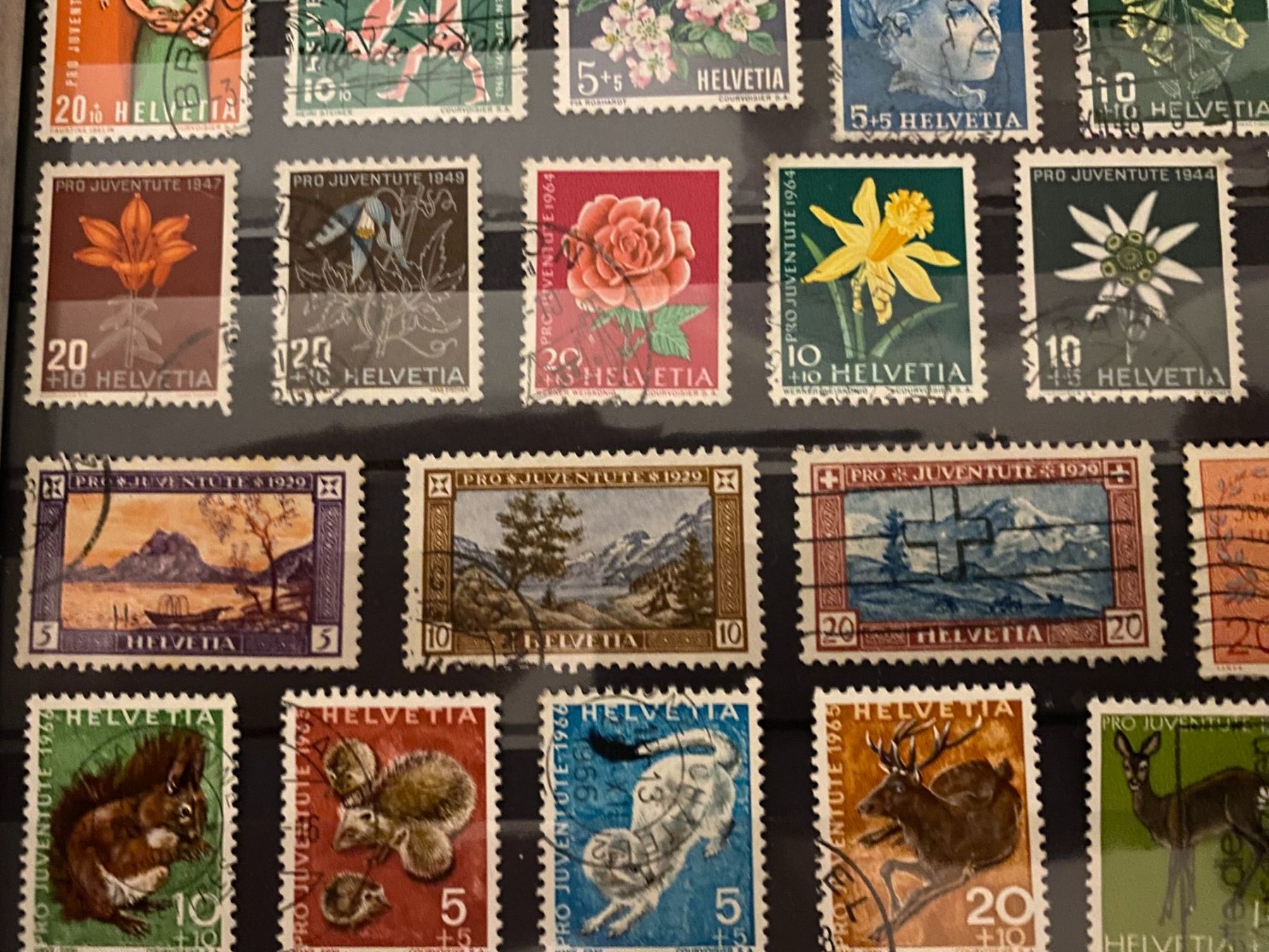 Tous les timbres: Briefmarken Schweiz Pro Juventute – D'occasion à matten b. interlaken par jfran17 5
