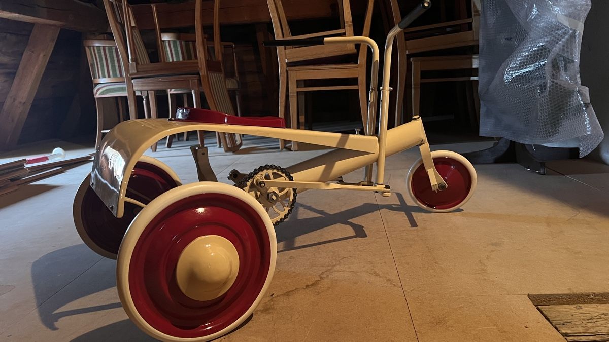 Fahrzeuge für Kinder: Wunderschön restaurierter „Holländer“ Cyclo Skiff – Gebraucht aus Bühler von LICHTIG 1