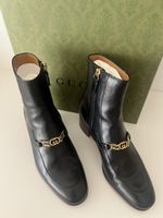 Gucci Bottines cuir noir - Neuves avec boîte - Taille 37