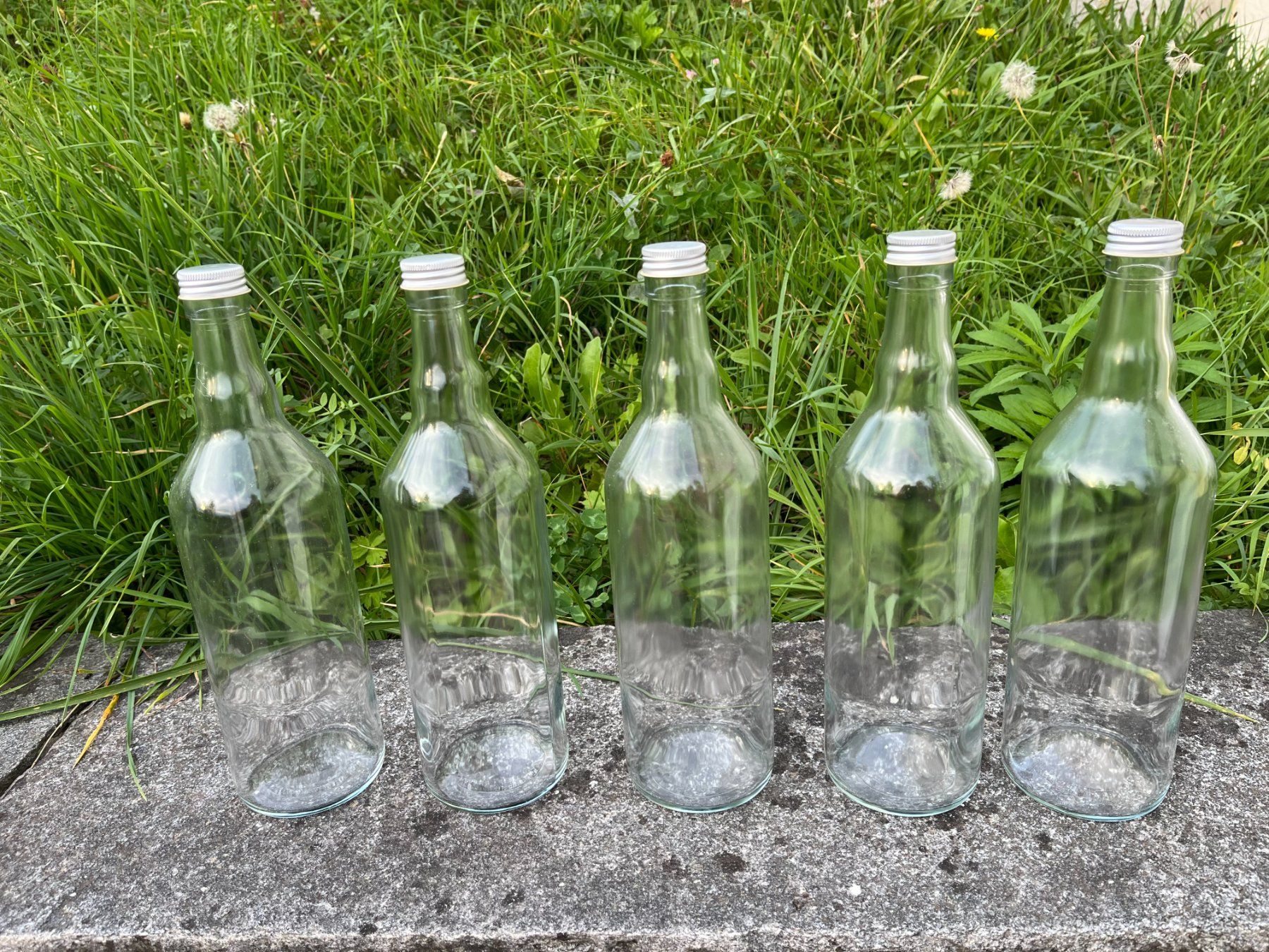 Sonstiges Geschirr & Gläser: 5 x 1 Liter Glasflaschen – Gebraucht aus Uznach von Pommes06
