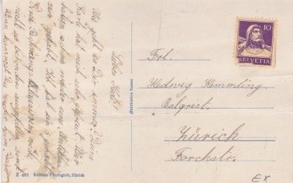 Cartoline postali: Dietikon (Zch.) Alte Ansichtskarte mit Ortsbild. – Usato da Schlieren venduto da Rapaelli 1