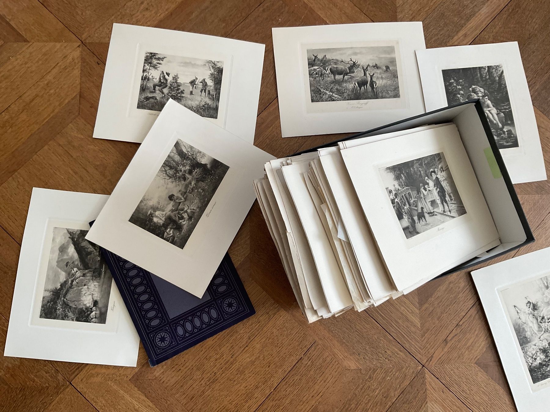 Grafiken & Lithographien: Stich Lithografie Druck Romantik VERSAND 12.- – Gebraucht aus Aarau von Schnabeltier01 6