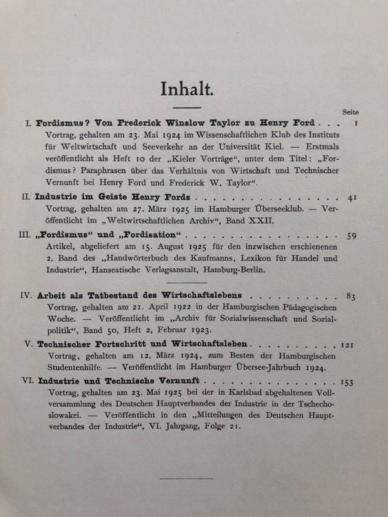 Friedrich von GottlOttlilienfeld Fordismus. 1926 Kaufen auf Ricardo
