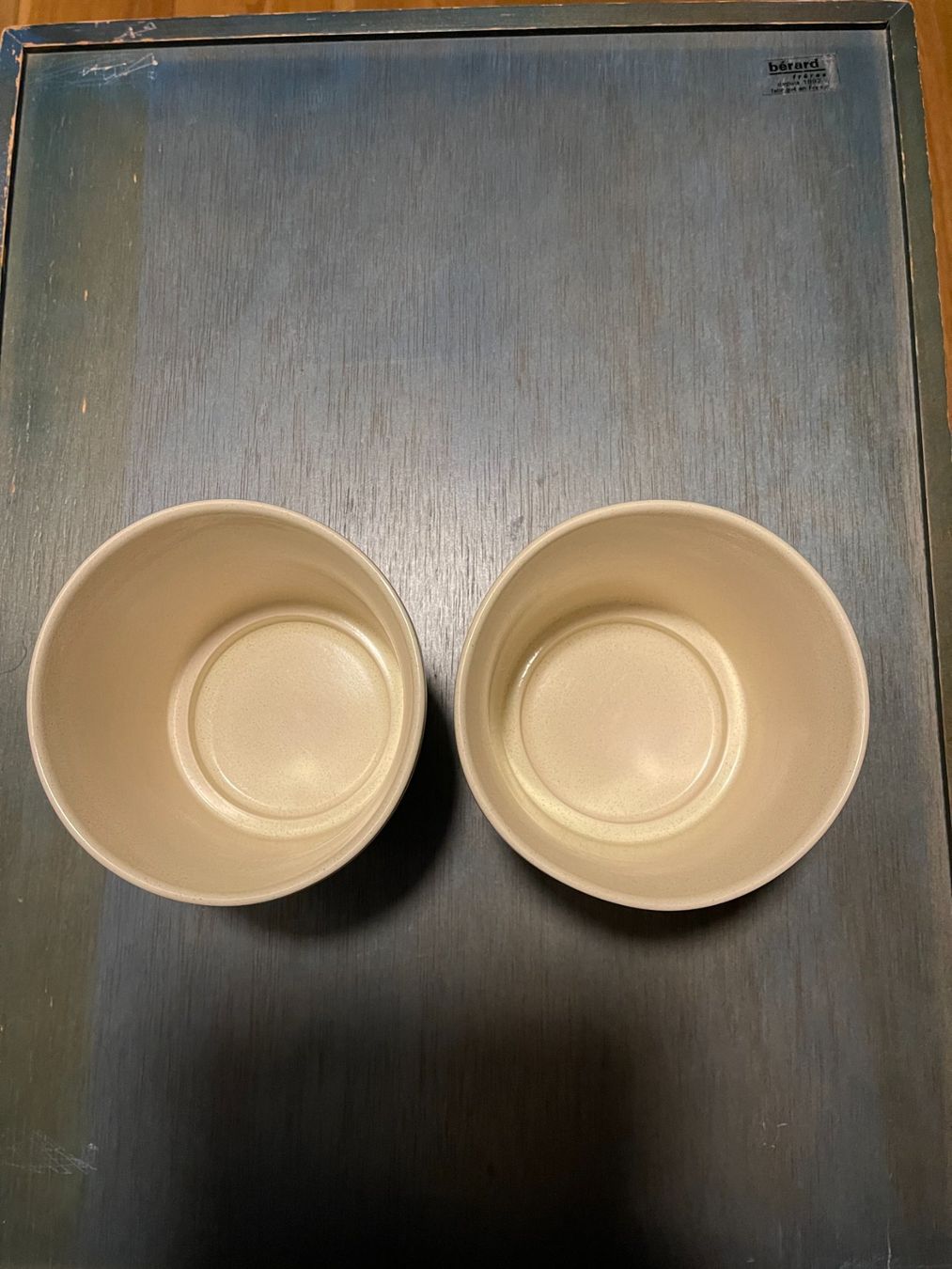 Vasi per fiori: 2 Blumentöpfe creme weiss gerippt – Usato da Turbenthal venduto da mmtuescher 1
