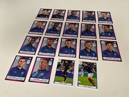 67 Panini Bilder Frankreich EM & WM diverse Serien