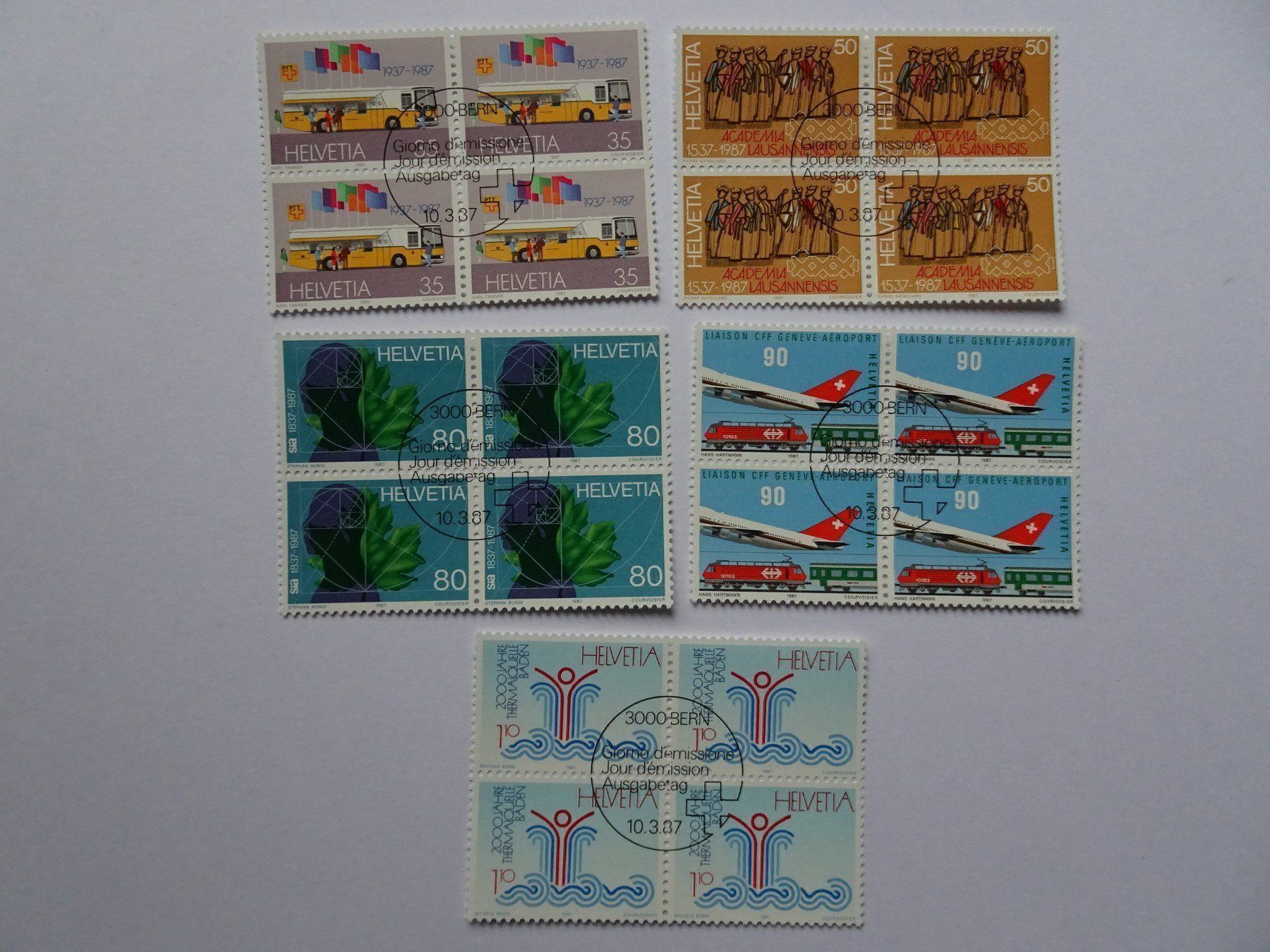 Tutti i francobolli: 1987 – Nuovo (secondo la descrizione) da Aadorf venduto da Chnorli-Furz