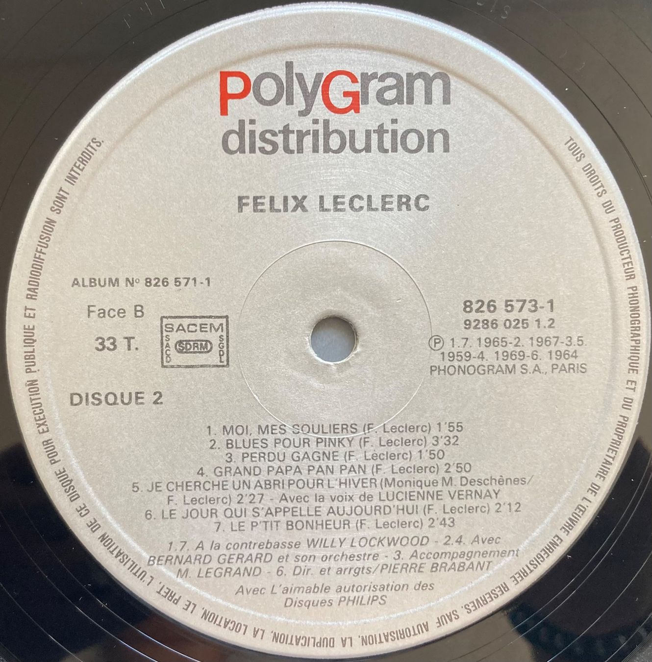 Dischi in vinile: FELIX LECLERC - SUCCES 2 DISQUES – Usato da Poliez-Pittet venduto da Newtown-Records 3
