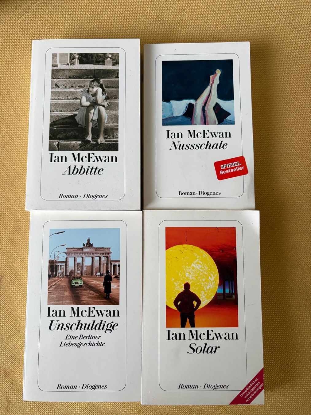 Bücher: 4 Titel von Ian McEwan – Gebraucht aus Oberweningen von Gerini