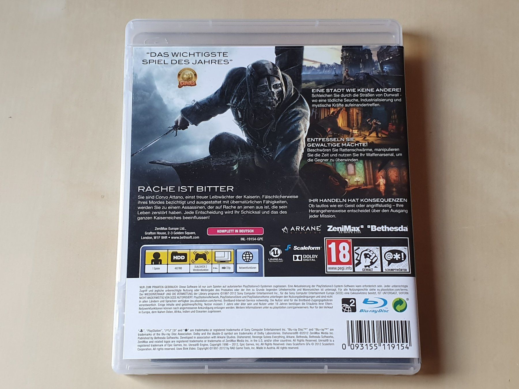 Sony Giochi: Dishonored – Usato da Stansstad venduto da collectorsshop 1
