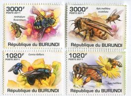 Briefmarken "Bienen". Burundi