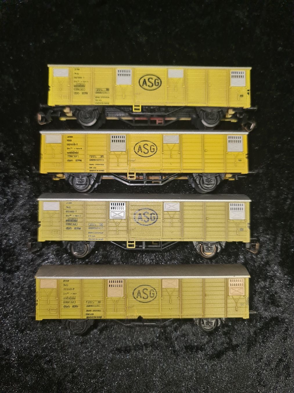 Tillig Modellini di ferrovie: Güterwagenset ASG – Usato da Conters venduto da dave_freak
