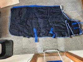 Fast neue Fouganza Stalldecke 155cm 50 gr