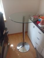 Glas Bartisch gebraucht