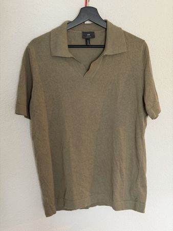 Polohemd H&M Herren Grösse M olivgrün