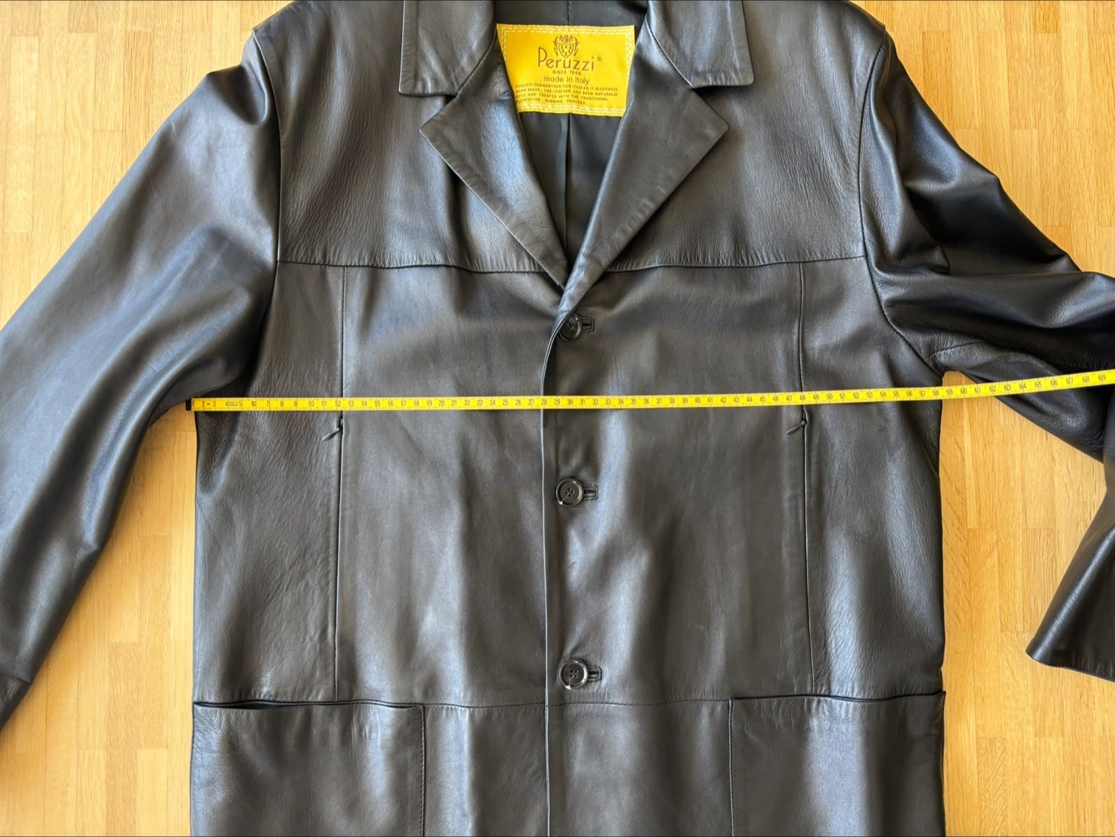Giacche: Peruzzi VIntage Lederjacke schwarz, Grösse L – Usato da Kriens venduto da Na_Ro 2