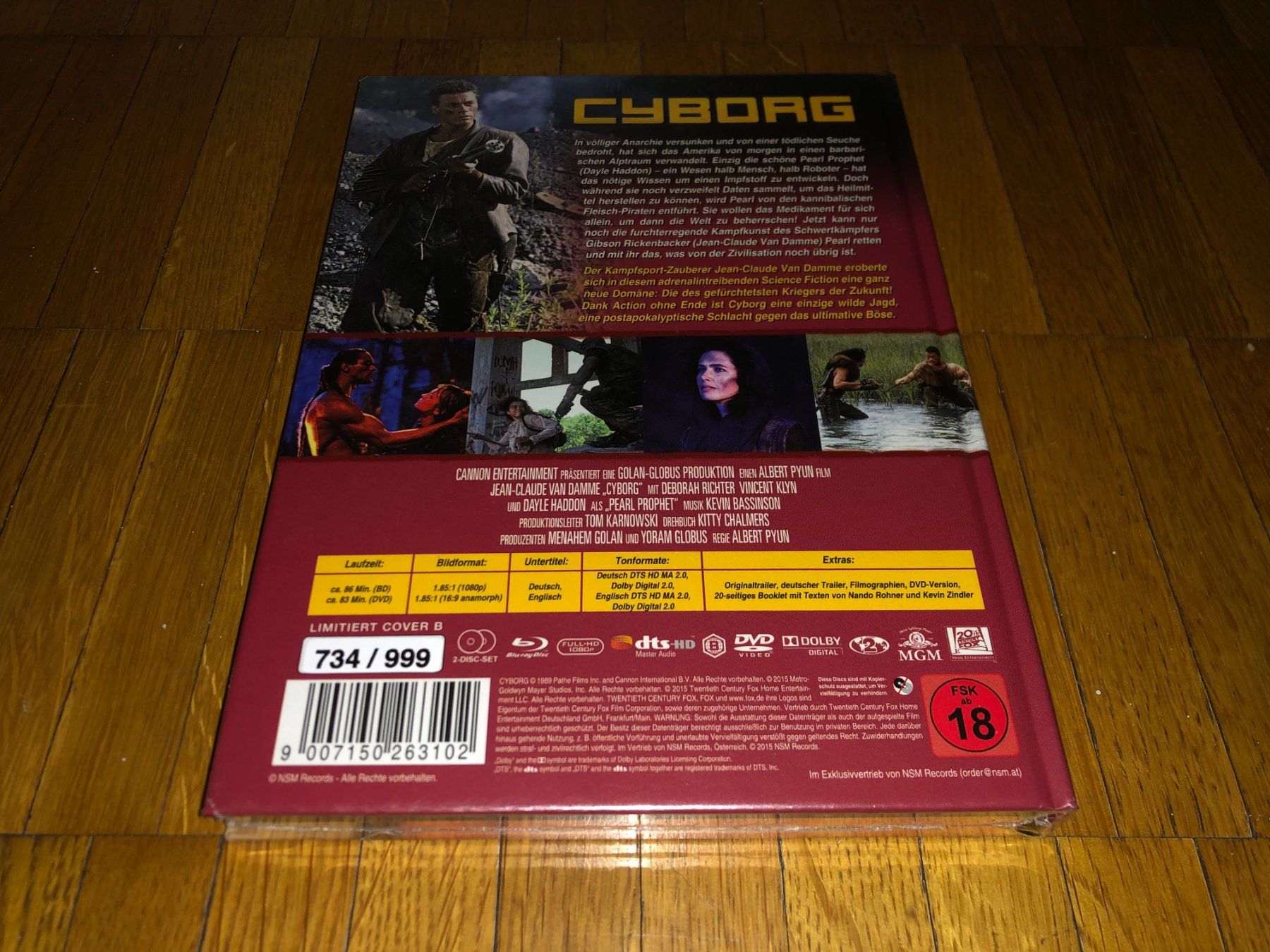 Tutti i DVDs: Cyborg - MEDIABOOK - B - UNCUT – Nuovo e nell'imballaggio originale da Basel venduto da havsok 1