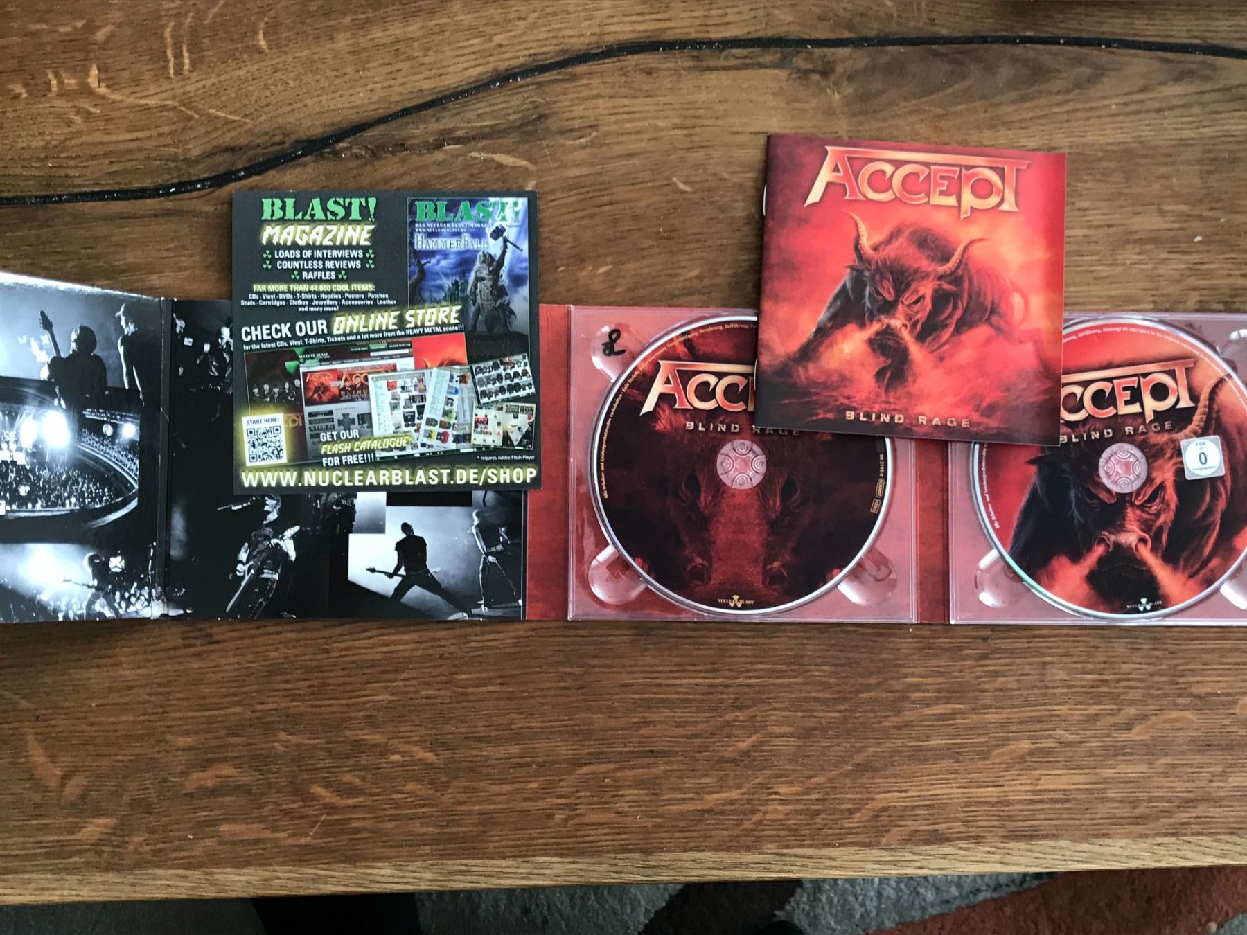 CD: ACCEPT - Blind Rage - CD + DVD – Usato da Buchs AG venduto da Archie 1