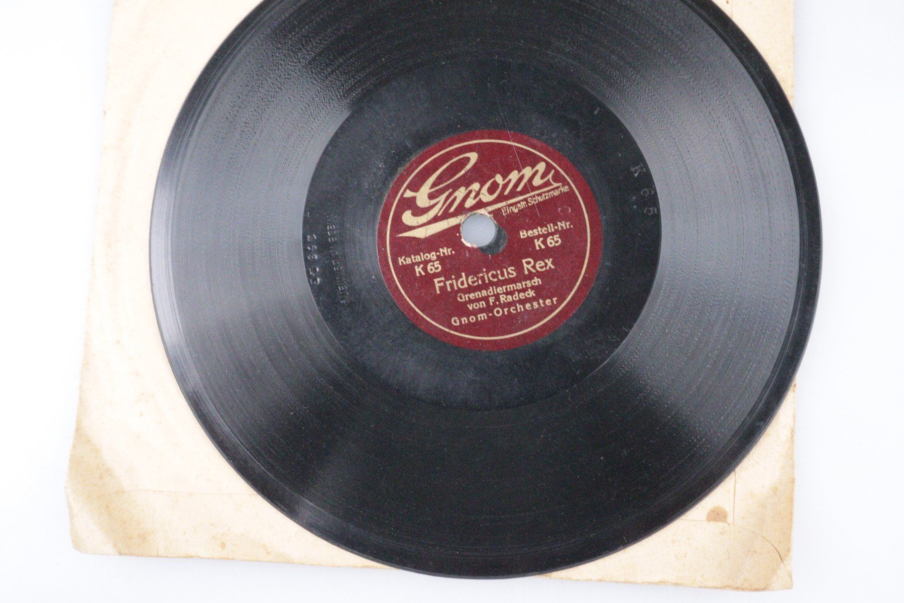 Schallplatten: 5 Stück Vintage Schellack Platten 15cm – Gebraucht aus Volketswil von brockipfannenstil 8