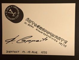 AUTOGRAMM EISHOCKEY SCB VON 1979