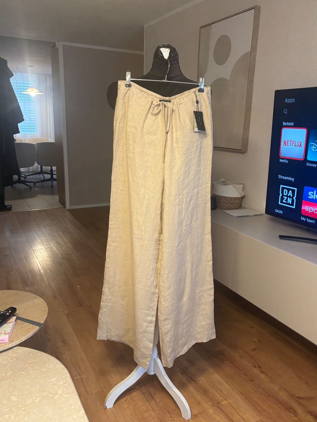 Massimo Dutti Pantalons: Massimo Dutti Marlenehose 100% Leinen Neu – Neuf (Voir description) à St. Margrethen SG par dijanaO