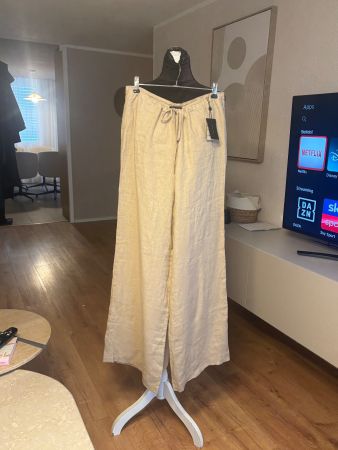 Massimo Dutti Marlenehose 100% Leinen Neu