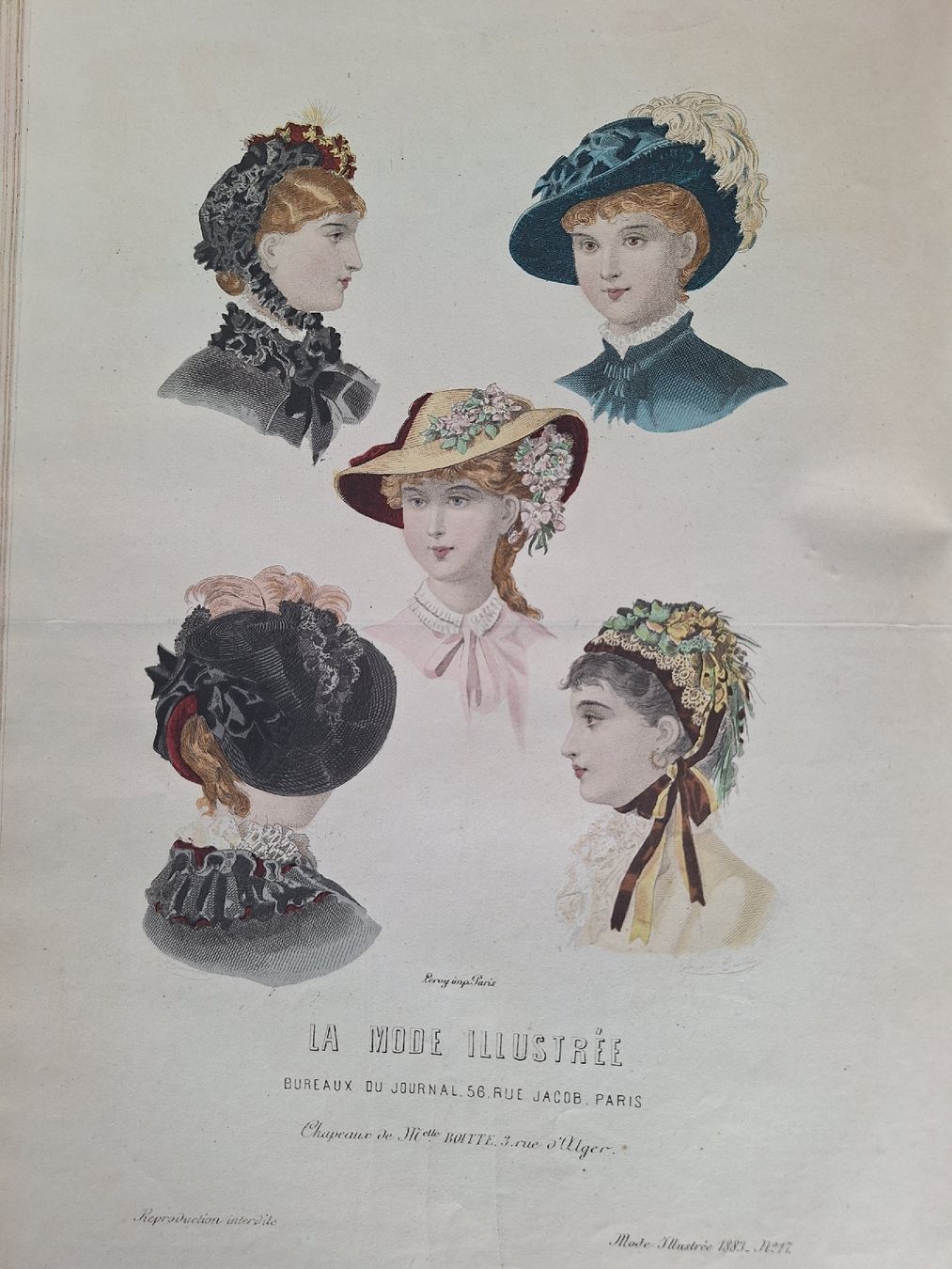 Livres: LA MODE ILLUSTREE  1883 – D'occasion à Bevaix par bohrap