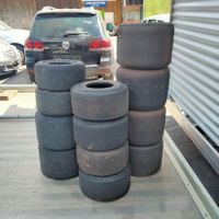 Kartpneus Mojo und Bridgestone